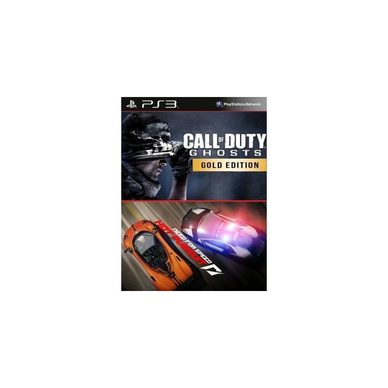 Call of Duty Ghosts Edicion Oro MAs Need for Speed Hot Pursuit PS3