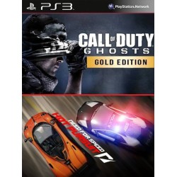 Call of Duty Ghosts Edicion Oro MAs Need for Speed Hot Pursuit PS3