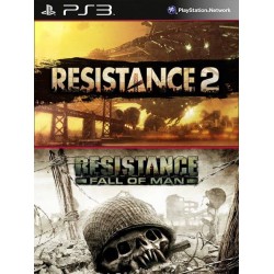 2 JUEGOS EN 1Resistance Fall of Man Mas Resistance 2 PS3