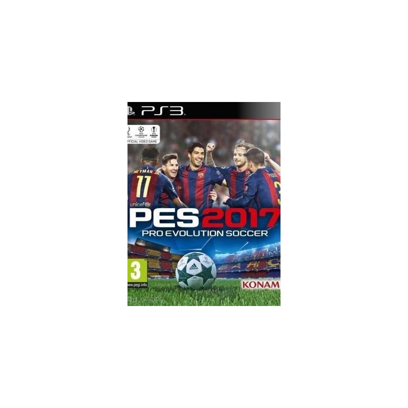 Pro Evolution Soccer 2017 PS3 VERSION ESPAÑOLA