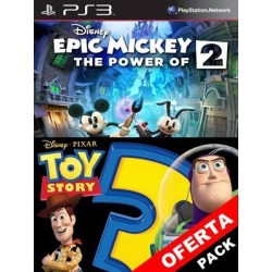 Disney Epic Mickey 2 The Power of Two Mas Toy Story 3: The Video Game
